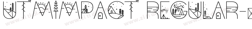 UTMImpact Regular字体转换